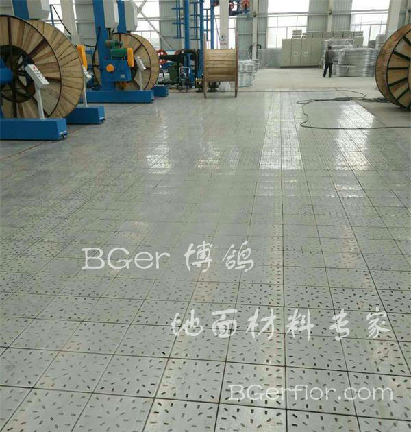 工業(yè)用金屬地板 重型裝配車間 電纜廠 汽車廠 沖壓車間 機(jī)械加工 鑄件廠 工廠車間金屬鋼地板-2