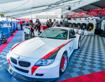 汽車配件展覽會地臺，鎖扣拼接式展會地板